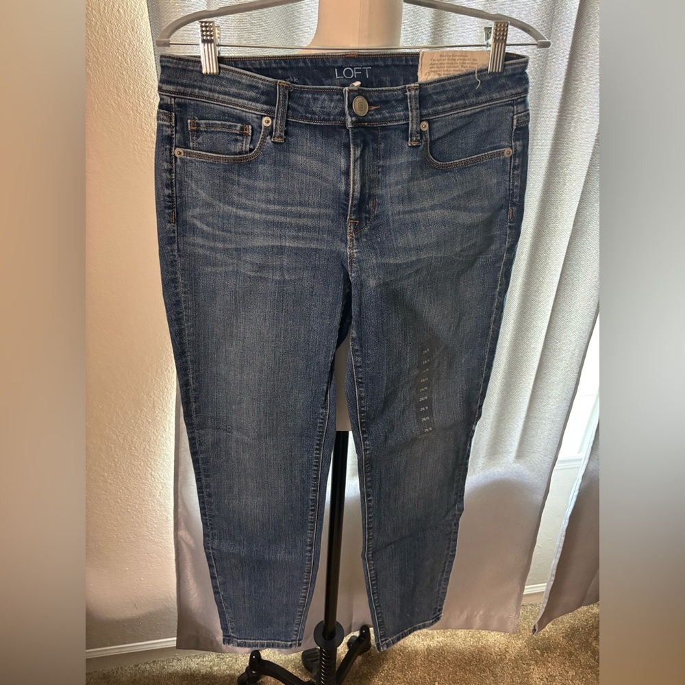 LOFT Modern Skinny Ankle Jeans